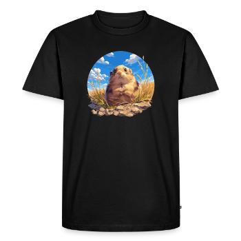 Lemmings Lemming - Men's Premium Organic T-Shirt - black - Front - Nico (187cm)