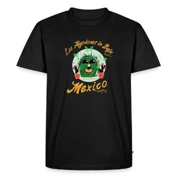Los Algodones en Basse-Californie - T-shirt Premium bio Homme - noir - Devant - Nico (187cm)