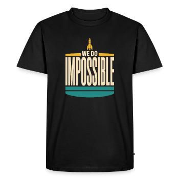 Rocket Science Rocket Scientist Aerospace - Men's Premium Organic T-Shirt - black - Front - Nico (187cm)