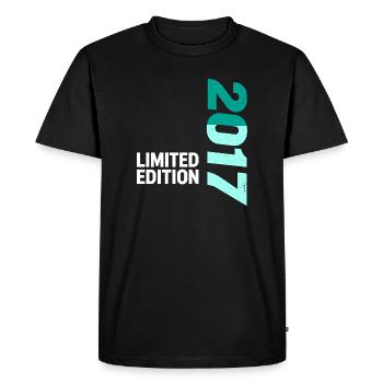 9e anniversaire 2017 Légende du cadeau de garçon - T-shirt Premium bio Homme - noir - Devant - Nico (187cm)