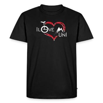 Unicycle | Descendance freestyle en monocycle - T-shirt Premium bio Homme - noir - Devant - Nico (187cm)