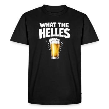 Qu’est-ce que c’est que ça - T-shirt Premium bio Homme - noir - Devant - Nico (187cm)