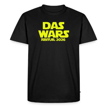 das_wars_abi_2026_abitur_geschenk_shirt_gymnasi - T-shirt Premium bio Homme - noir - Devant - Nico (187cm)