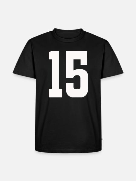 Numéro 15 - T-shirt Premium bio Homme - noir