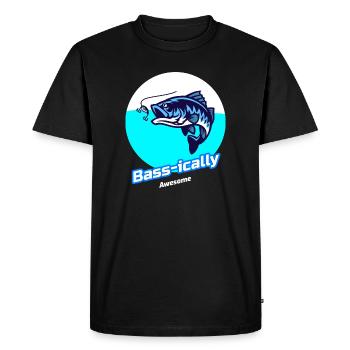 Bass-ish Awesome - T-shirt Premium bio Homme - noir - Devant - Nico (187cm)