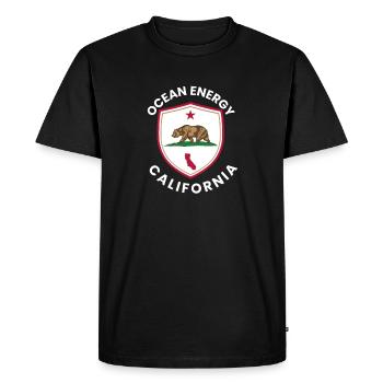 Ocean Energy California Crest - T-shirt Premium bio Homme - noir - Devant - Nico (187cm)