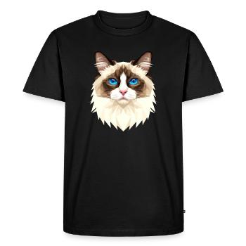 Ragdoll Cat Ragdoll Cat Cute Ragdoll Cats - Men's Premium Organic T-Shirt - black - Front - Nico (187cm)