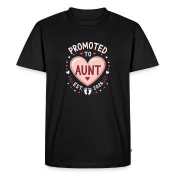 Tante 2026 Tante 2026 Promue Tante 2026 - T-shirt Premium bio Homme - noir - Devant - Nico (187cm)