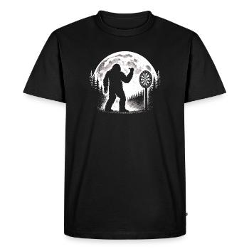 Bigfoot Darts - Men's Premium Organic T-Shirt - black - Front - Nico (187cm)