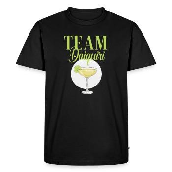 Équipe de cocktails de soirée de jeune fille Daiquiri - T-shirt Premium bio Homme - noir - Devant - Nico (187cm)