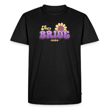 Mariée - Enterrement de vie de jeune fille 2026 Femmes - T-shirt Premium bio Homme - noir - Devant - Nico (187cm)