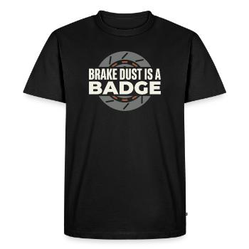 Autocross de piste de la Journée de la Piste Poussière de Frein HPDE - T-shirt Premium bio Homme - noir - Devant - Nico (187cm)