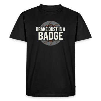 Autocross de piste de la Journée de la Piste Poussière de Frein HPDE - T-shirt Premium bio Homme - noir - Devant - Nico (187cm)