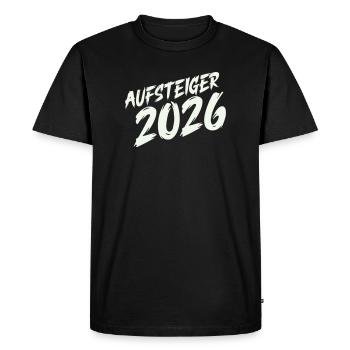 Rising Star 2026 Design - Men's Premium Organic T-Shirt - black - Front - Nico (187cm)