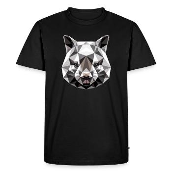 Wombat Australia Marsupial Mignon Wombat - T-shirt Premium bio Homme - noir - Devant - Nico (187cm)