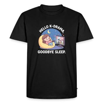 K-Drama Produits dérivés Coréens K-Pop Drame - T-shirt Premium bio Homme - noir - Devant - Nico (187cm)