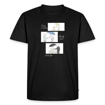 K-Drama Produits dérivés Coréens K-Pop Drame - T-shirt Premium bio Homme - noir - Devant - Nico (187cm)