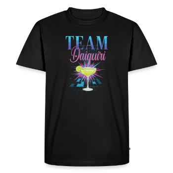 Équipe de cocktails de soirée de jeune fille Daiquiri - T-shirt Premium bio Homme - noir - Devant - Nico (187cm)