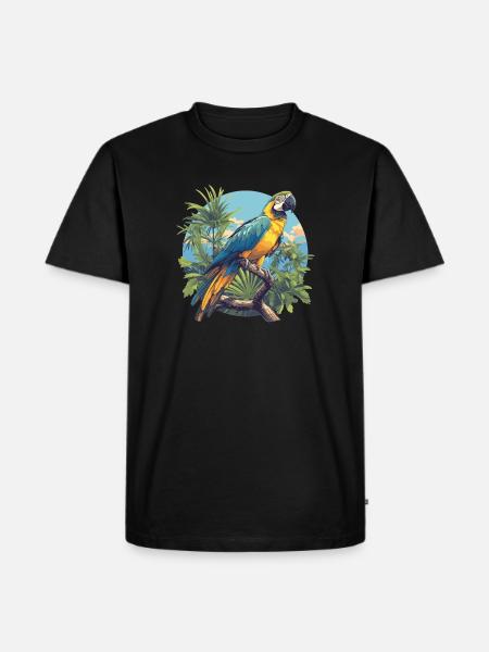 Macaw's Era - Men's Premium Organic T-Shirt - black