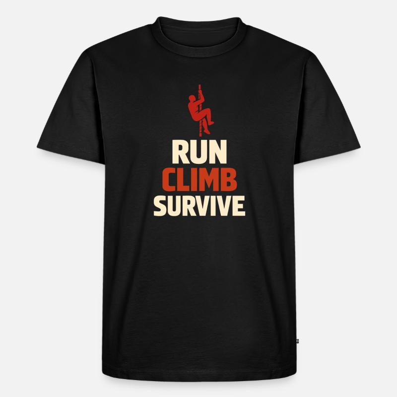 Parcours d’obstacles Course d’obstacles OCR - T-shirt Premium bio Homme - noir