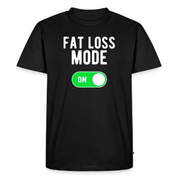 Mode de perte de graisse ON Nutrition Alimentation Perte de graisse - T-shirt Premium bio Homme - noir - Devant - Nico (187cm)