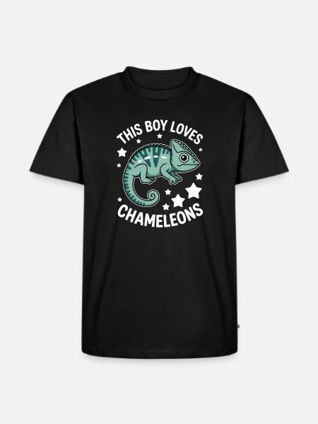 Chameleon Sayings Funny Chameleons Gift - Men's Premium Organic T-Shirt - black