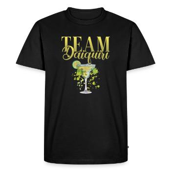 Équipe de cocktails de soirée de jeune fille Daiquiri - T-shirt Premium bio Homme - noir - Devant - Nico (187cm)