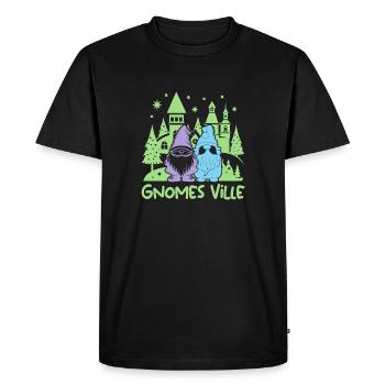 Garden Gnome Costume Gnomes Ville - Men's Premium Organic T-Shirt - black - Front - Nico (187cm)