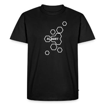 Cadeau pour Albert - T-shirt Premium bio Homme - noir - Devant - Nico (187cm)