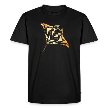 MantaRayGold - Men's Premium Organic T-Shirt - black - Front - Nico (187cm)