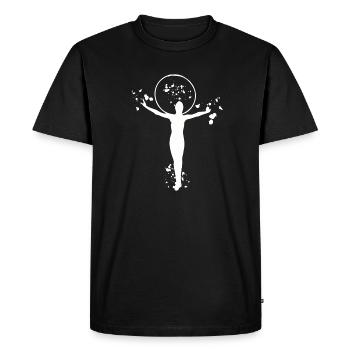 Gymnastique, cercleaux, gymnastique rythmique - T-shirt Premium bio Homme - noir - Devant - Nico (187cm)