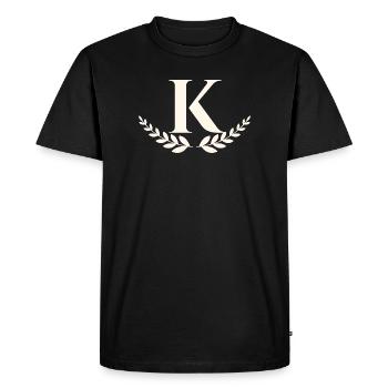 K - T-shirt Premium bio Homme - noir - Devant - Nico (187cm)