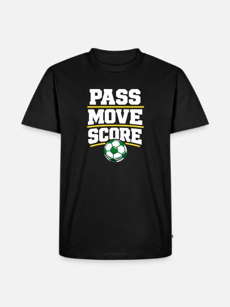 Fußballtraining Jugend-sport-trainer - Männer Premium Bio T-Shirt - Schwarz