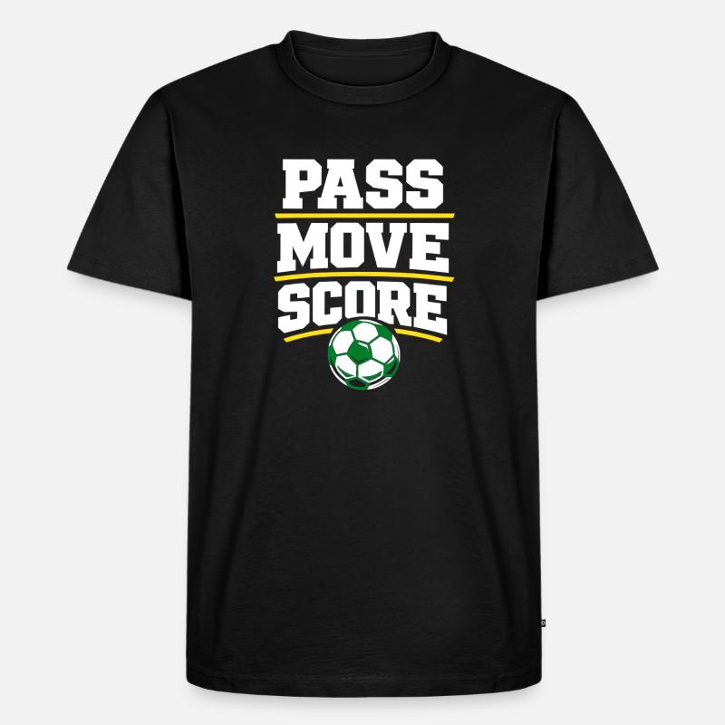 Fußballtraining Jugend-sport-trainer - Männer Premium Bio T-Shirt - Schwarz