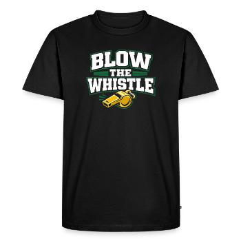 Entraîneur de football pour les sports jeunesse - T-shirt Premium bio Homme - noir - Devant - Nico (187cm)