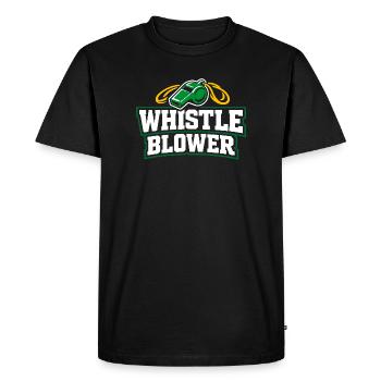 Entraîneur de football pour les sports jeunesse - T-shirt Premium bio Homme - noir - Devant - Nico (187cm)