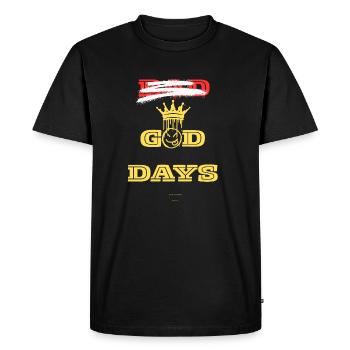 God Days - T-shirt Premium bio Homme - noir - Devant - Nico (187cm)