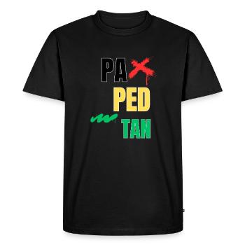pa_ped_tan - T-shirt Premium bio Homme - noir - Devant - Nico (187cm)