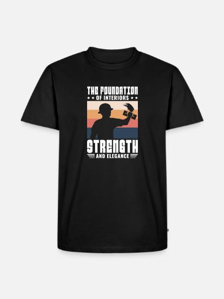 Drywall Drywall Builder Drywall Fitter - Men's Premium Organic T-Shirt - black