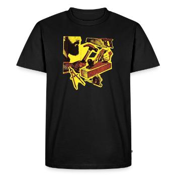 Craftsman Carpenter Carpenter Carpenter Vintage - Men's Premium Organic T-Shirt - black - Front - Nico (187cm)