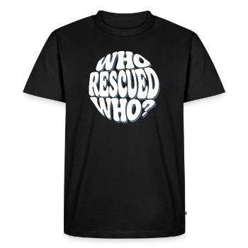Who Recalled Who? - Men's Premium Organic T-Shirt - black - Front - Nico (187cm)