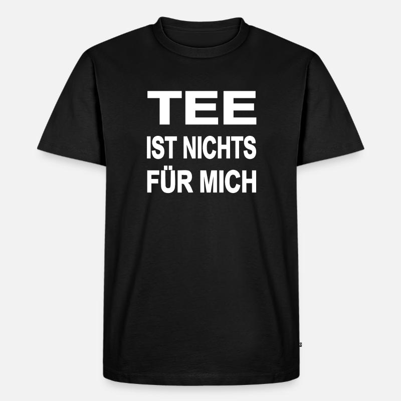 Tee - Männer Premium Bio T-Shirt - Schwarz