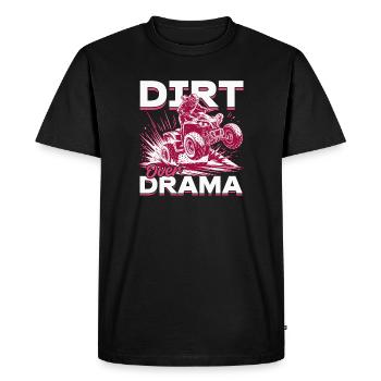 Quad ATV Woman Girl Four Wheeler - Men's Premium Organic T-Shirt - black - Front - Nico (187cm)