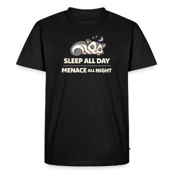 Sugar Glider Mom Exotic Pet Lover - Men's Premium Organic T-Shirt - black - Front - Nico (187cm)