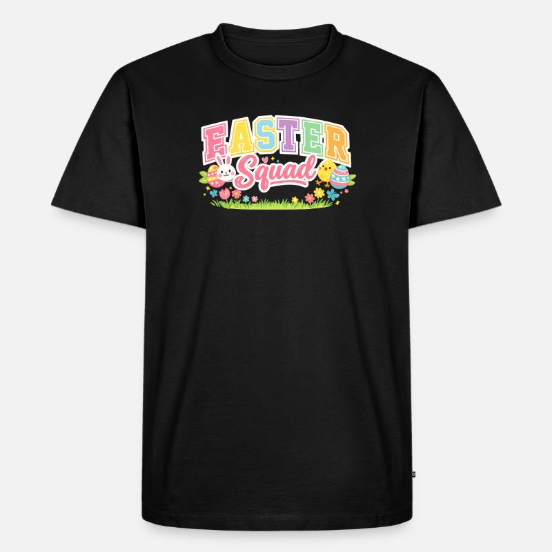 Easter Squad Egg Hunt - Männer Premium Bio T-Shirt - Schwarz