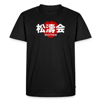 Shotokai Karate Martial Art GYM Japanese Kanji - Men's Premium Organic T-Shirt - black - Front - Nico (187cm)
