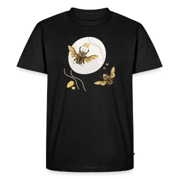 Insecte - T-shirt Premium bio Homme - noir - Devant - Nico (187cm)