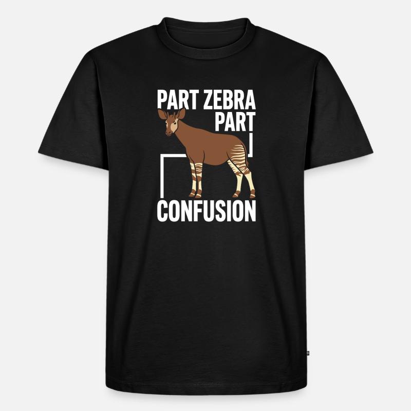 Okapi-liebhaber Okapi-tier Seltene Tierweltliebe - Männer Premium Bio T-Shirt - Schwarz
