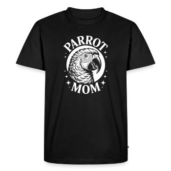 Parrot Sayings Parrot Funny Parrot Gift - Men's Premium Organic T-Shirt - black - Front - Nico (187cm)