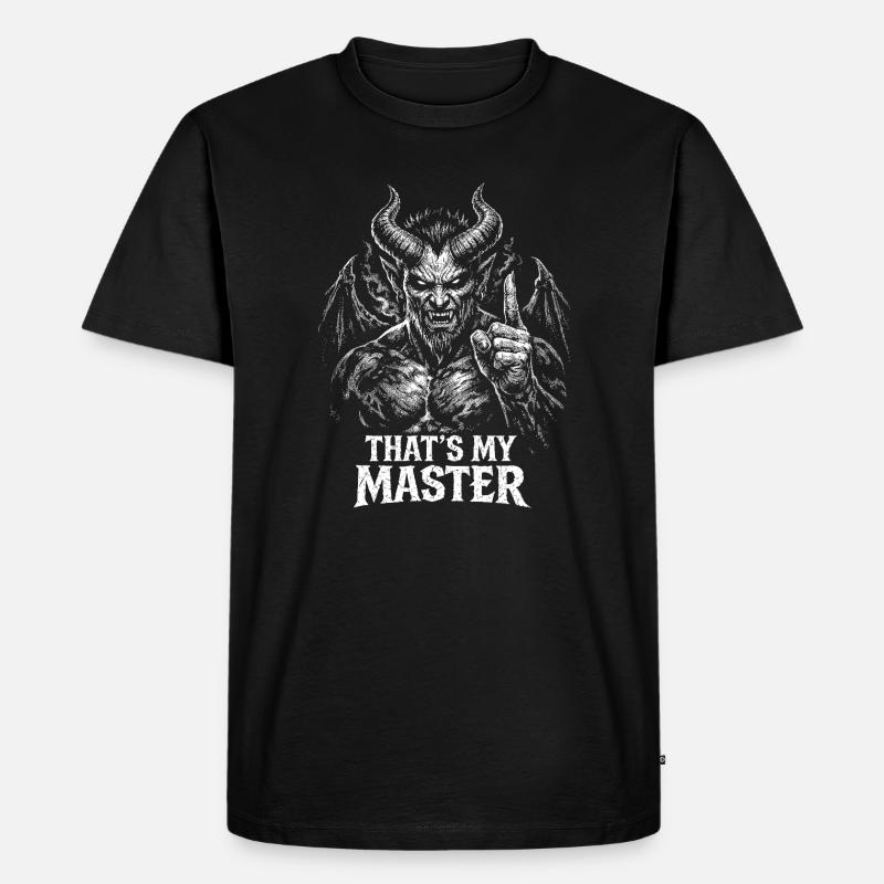 Teufel - Männer Premium Bio T-Shirt - Schwarz